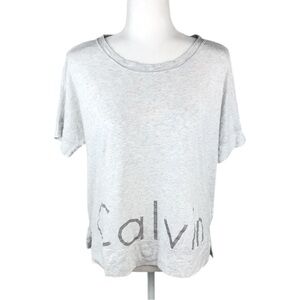 Calvin Klein Light Grey Short Sleeve Tee Size M